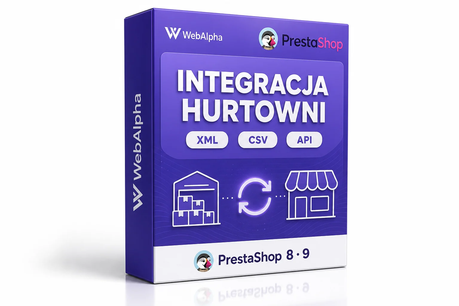 Moduł PrestaShop integracja z hurtowniami — XML · CSV · API